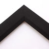 1-1/2 " Black Plain Linen Liner